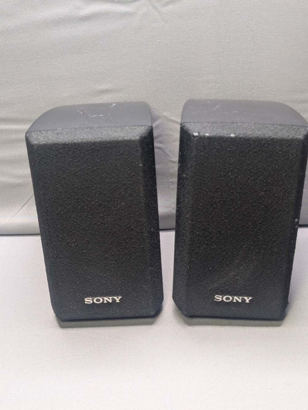 Sony SS-MSP2 Satellite Surround Speakers PairBlack Wired Home Theater Tested...
